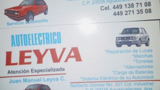 servicio electrico para autos aguascalientes AUTOELECTRICO LEYVA
