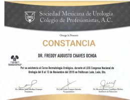 clinica andrologica aguascalientes Freddy Augusto Chaves Ochoa