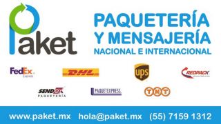 empresas de mensajeria en ciudad de mexico PAKET - Paquetería y Mensajería Nacional e Internacional