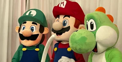 Botargas de Mario Bros para fiestas infantiles