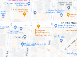 restaurantes con salas privadas en ciudad de mexico RosaNegra Polanco