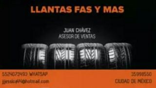 tienda de ruedas chimalhuacan LLANTAS FAS Y MAS