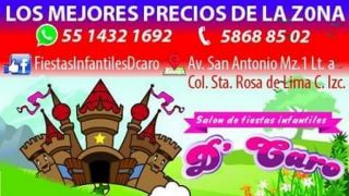 servicio de fiestas infantiles cuautitlan izcalli Salon de Fiestas D'Caro