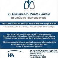 neumologo morelia Dr. Guillermo Prisciliano Montes García, Neumólogo