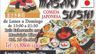 restaurante de sushi para llevar naucalpan de juarez Masaki Sushi