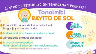 terapeuta psicomotor nezahualcoyotl Centro de Estimulación Temprana y Prenatal Tonalmitl Rayito de Sol