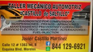 mecanico saltillo Taller Mecanico Y Electrico Castillo De Saltillo