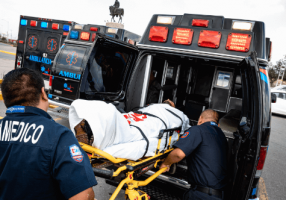 puesto de primeros auxilios saltillo Ambulancias saltillo EMS