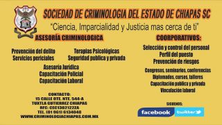 fundacion de investigacion tuxtla gutierrez CRIMINOLOGIA CHIAPAS