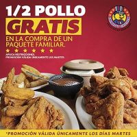 GRINGO'S CHICKEN - 1/2 pollo gratis