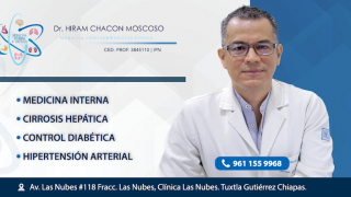especialista en enfermedades infecciosas tuxtla gutierrez Internista Dr. Hiram Chacon Moscoso | Médico Internista en Tuxtla Gutiérrez